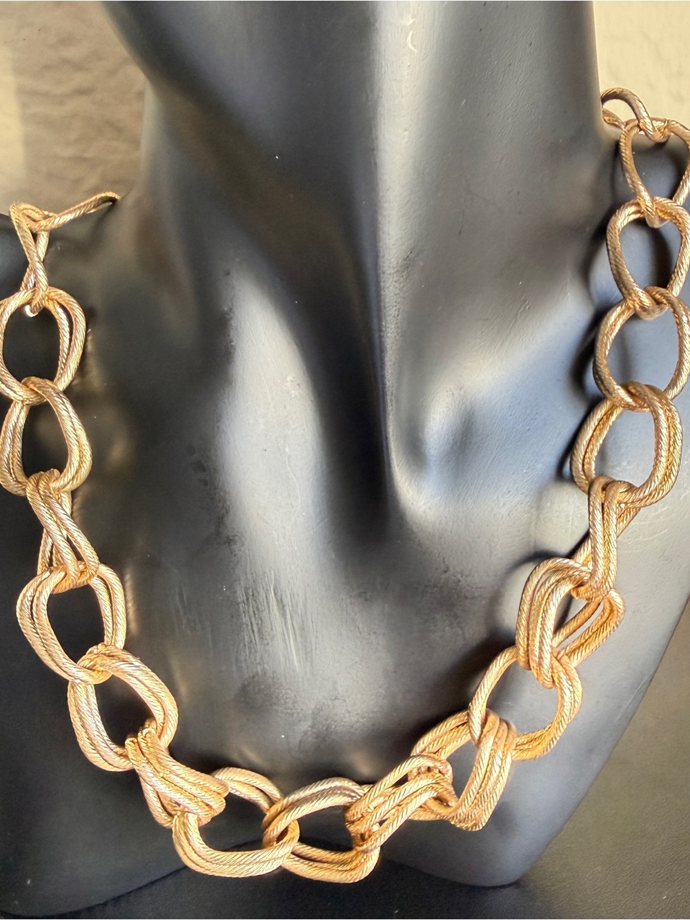 Gold-Tone Chain Link Necklace - Women Jewelry Adjustable